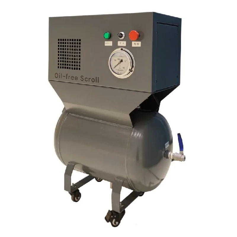 

custom oil free scroll air compressor system