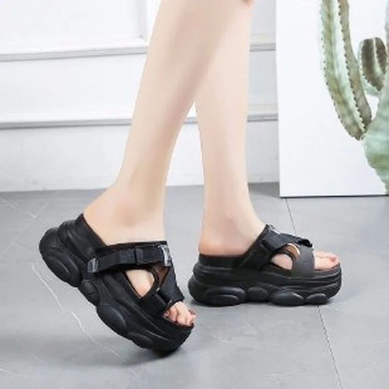 2022 г. новые модные летние женские сандалии-шлепанцы с пряжкой женская обувь на