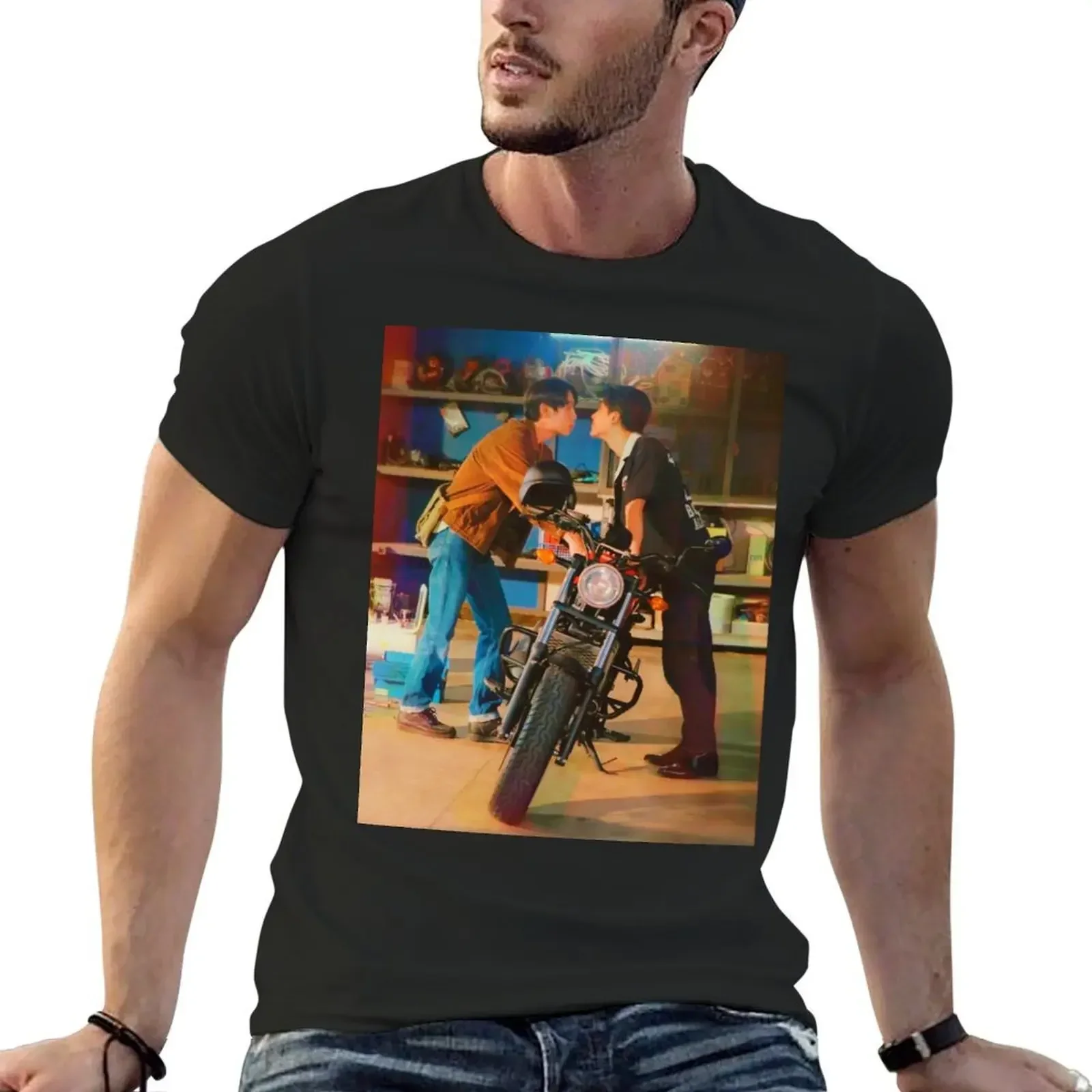 Только друзья серии Thai BL First Khaotungg ? ????????????? Футболка Sand Ray хлопковые футболки с