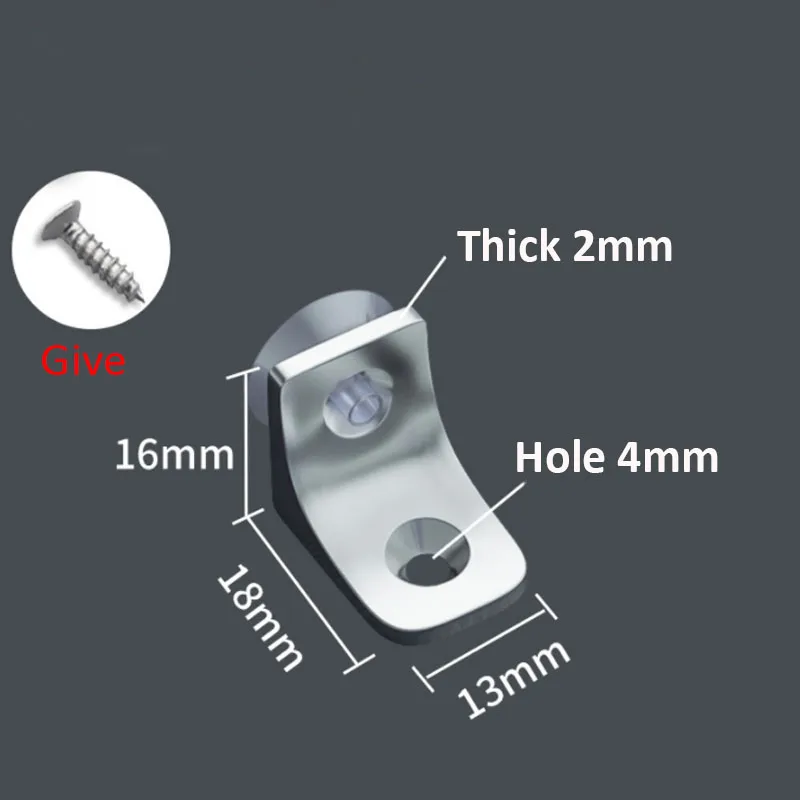 

Угловые кронштейны для полки, стальные угловые кронштейны с всасывающим элементом, отдельные фиксированные стеклянные держатели для шкафа, шкафа, кухни, дома