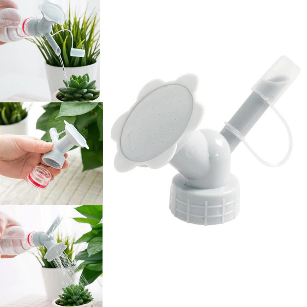 

Plastic Watering Sprinkler Nozzle For Flower Waterer Bottle Water Cans 2 In 1 Sprinkler Nozzle Potted Water Saving Watering Tool