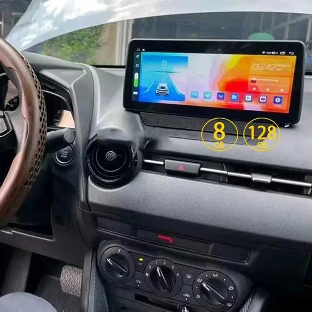 12 3-дюймовый Android 14 для Mazda CX3 CX-3 Carplay Auto автомобильный мультимедийный плеер