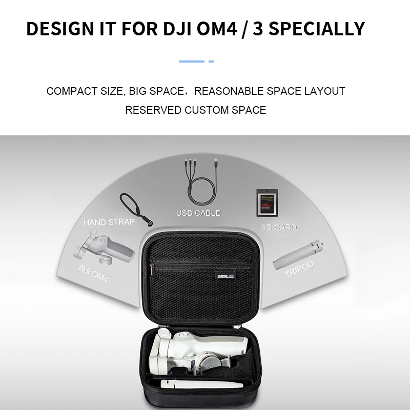 Сумки для хранения DJI OM 4 чехол Osmo Mobile 4/3 портативная сумка-штатив коробка с