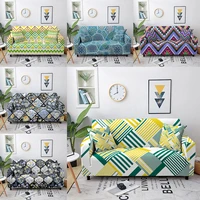 geometry design sofa cover mandla flower pattern l shape section corner couch cover printed spandex elastic sofa slipcover 1pc