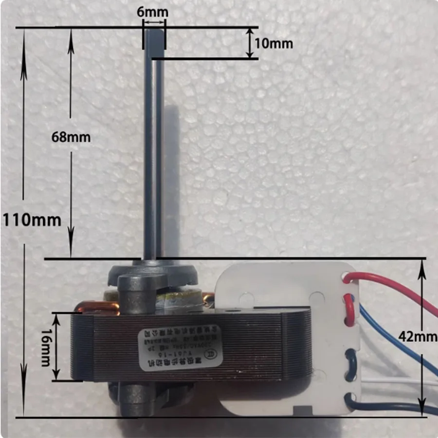 

YJ61-16 однополюсный асинхронный двигатель, миниатюрный маленький вентилятор, башенный вентилятор, циркуляционный вентилятор YJ61-20, универсальный двигатель