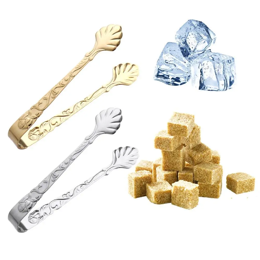 

Деликатные винтажные кубические щипцы для сахара, десертные щипцы для льда, кухонные аксессуары, зажим для подачи пищи и хлеба, посуда для бара из нержавеющей стали