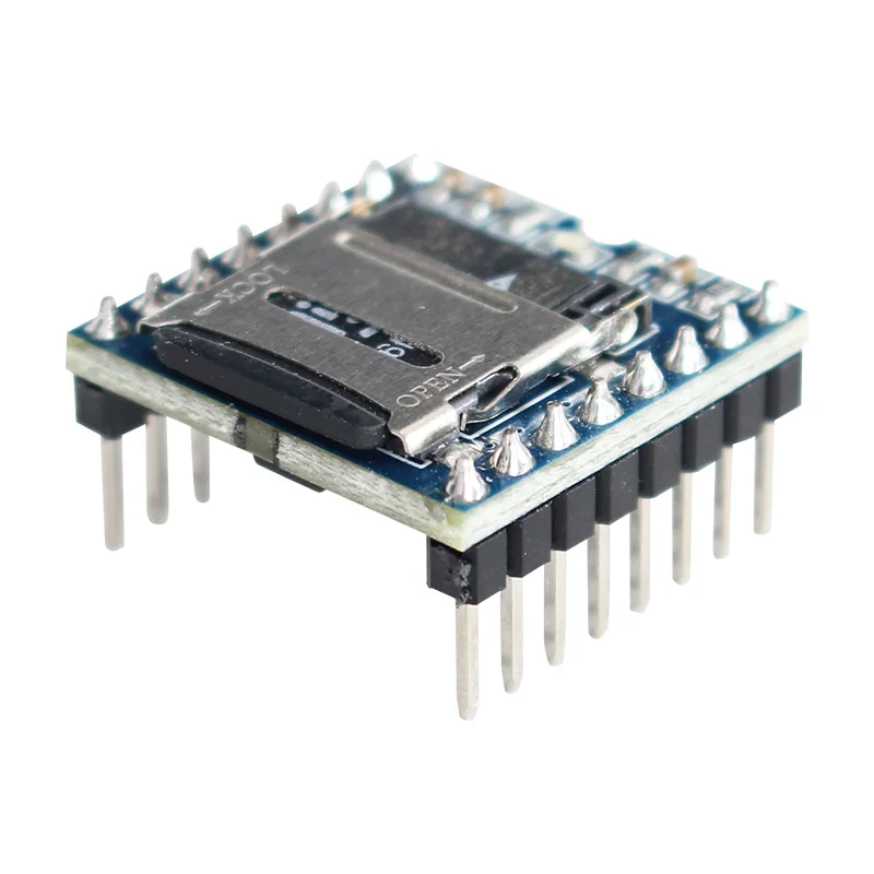 5 шт. Новый DFPlayer Mini с раскладным слотом SD серийный MP3 модуль от оригинального