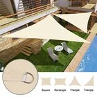 2345 м треугольный квадратный солнцезащитный козырек парусный козырек для УФ-блока солнцезащитный укрытие для уличного объекта и активного отдыха тент для заднего двора