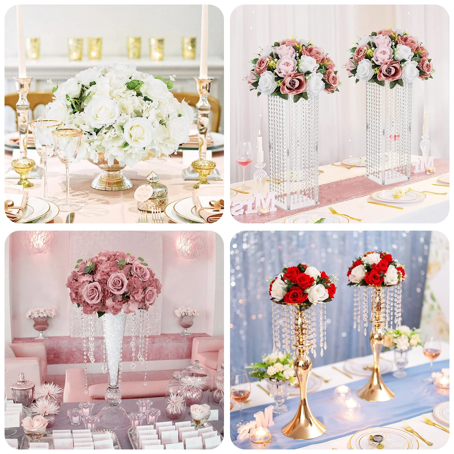 30 см роза гортензия искусственный стол цветочный шар свадебное украшение