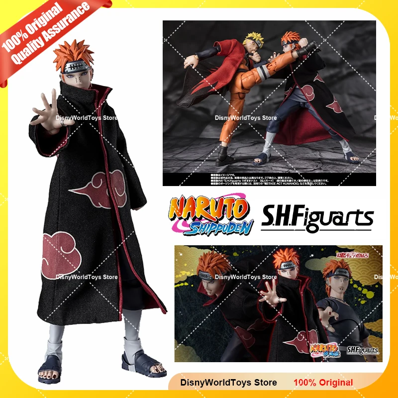 100% Оригинальные Bandai S.H. Фигуртс Shf Наруто Шипуден боль тендо глаз реинкарнации