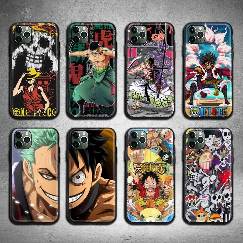 

Anime One Piece Luffy&Zoro Phone Case For iphone 13 12 11 Pro Max Mini XS Max 8 7 6 6S Plus X 5S SE 2020 XR cover