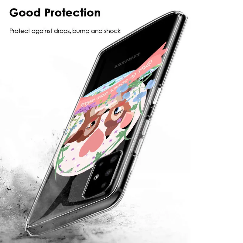 Прозрачный чехол для Samsung Galaxy A01 A11 A12 A22 A21S A31 A41 A42 A51 A71 A32 A52 A72 A52S |