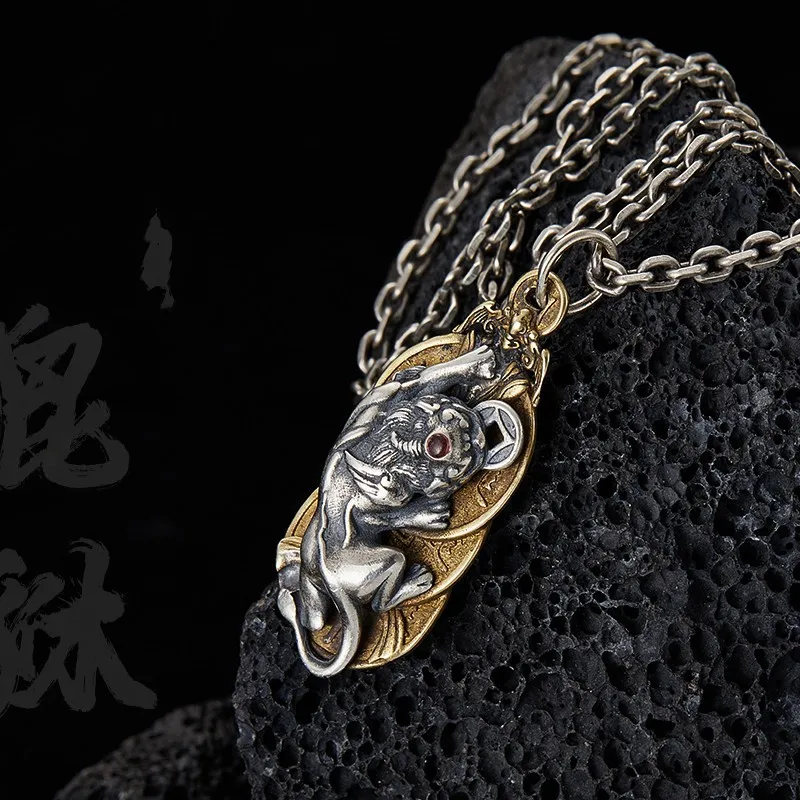 

YS Новая коллекция сокровищ · копия Pixiu, гегемная личность, сбор и передача медных монет, кулон