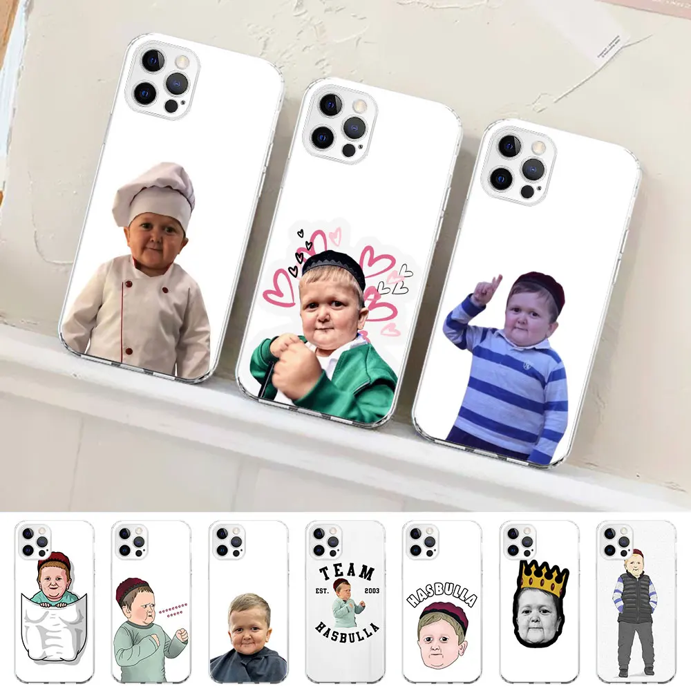 

Забавный чехол Hasbulla Magomedov для Apple iPhone 14 Plus 13 12 Mini 11 Pro Max XR XS 7 8X6 6s Plus SE 2020, прозрачный чехол для телефона из ТПУ