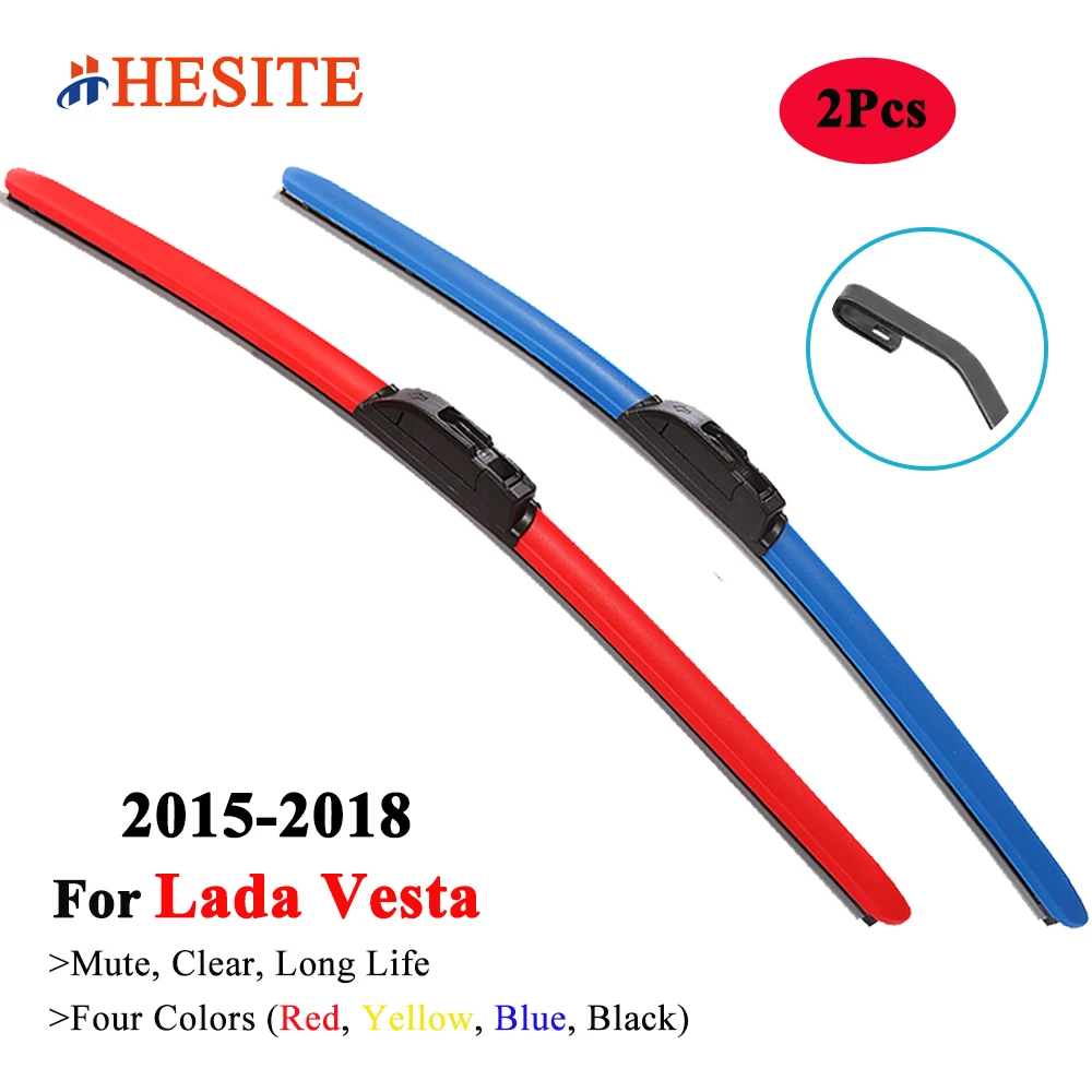 

HESITE Colorful Windshield Wiper Blade For Lada Vesta SW Station Wagon Estate Saloon 1.6 1.8 GFL 2015 2016 2017 2018 2019 2020