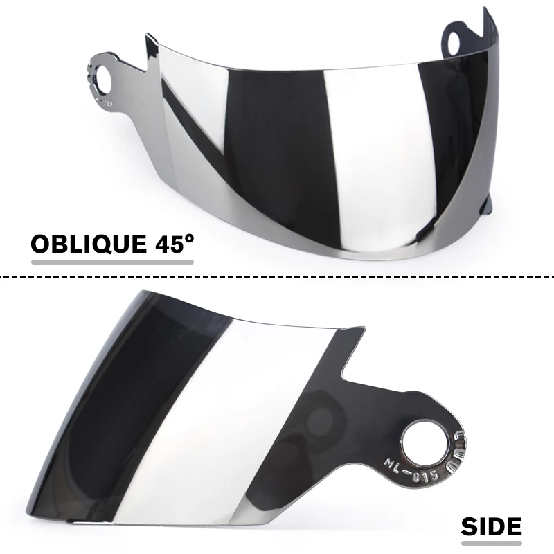 Мотоциклетный шлем UCHOOSE Специальный прозрачный зеркальный объектив черный с