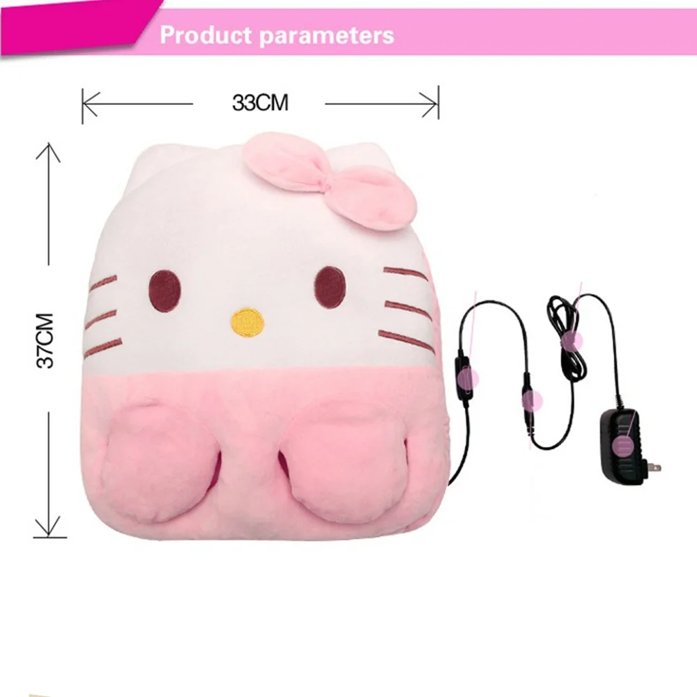 Умная зимняя электрическая грелка для ног 12 В рук подушка Симпатичные Мультяшные