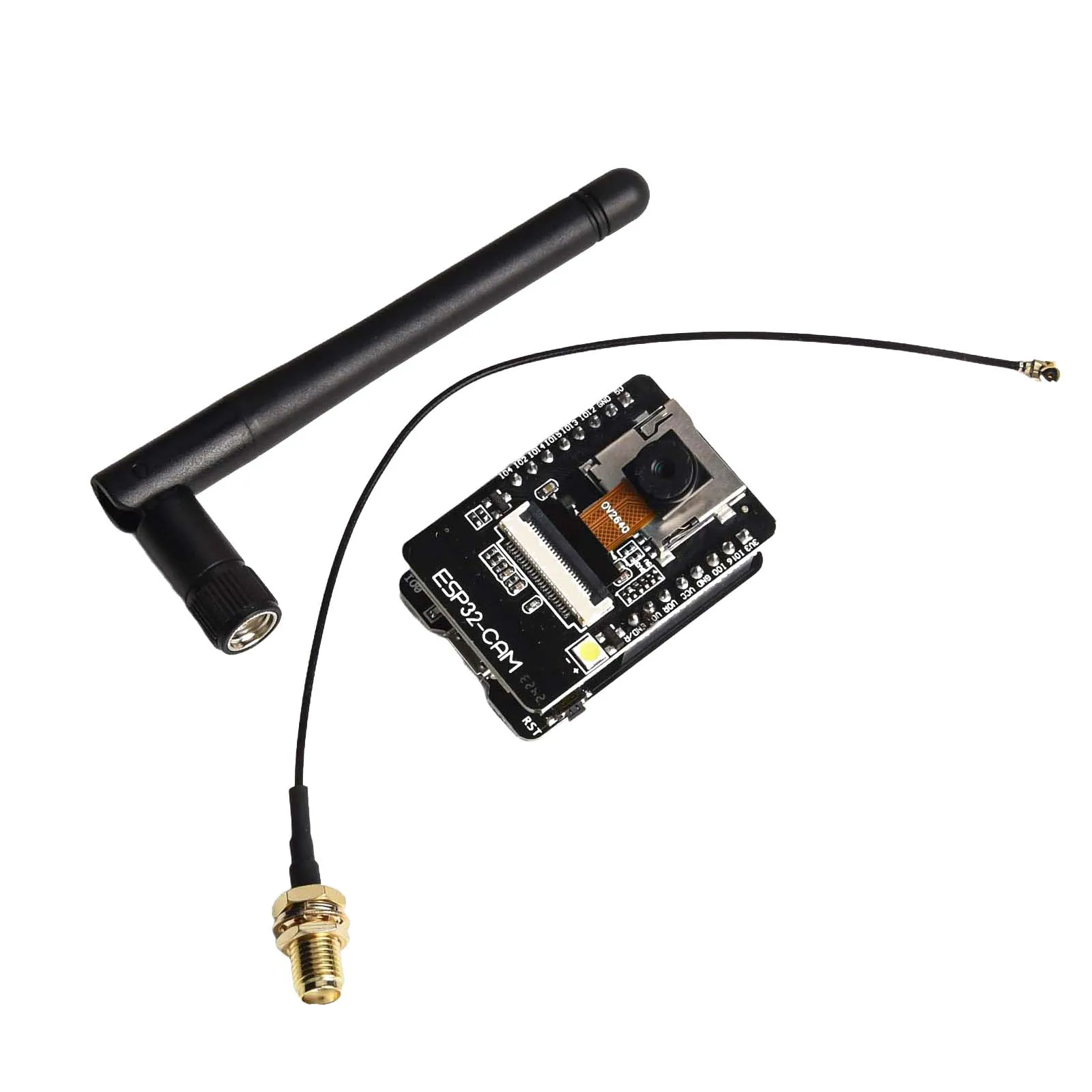 Versatile WIFI BT Development Board OV-2640 Camera Module For ESP32 CAM With Dual-Core Equipped USB Downloader |