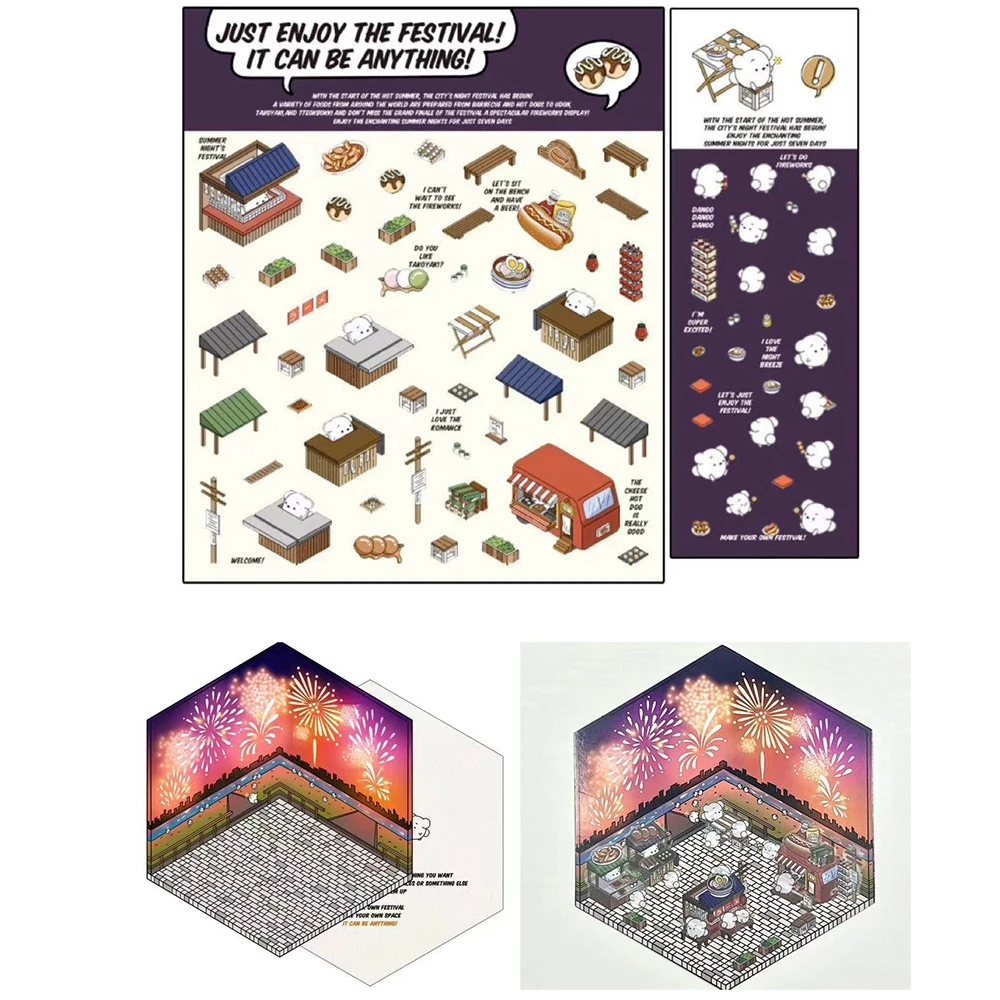 5 шт. 3D наклейка сделай сам трехмерная Наклейка для создания помещений и