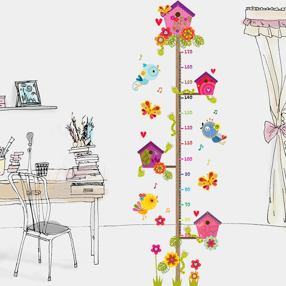   Самоклеящаяся наклейка на высоту масштаб высоты декоративные наклейки стену