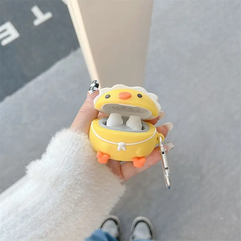 

Fun Poke Ball Silicone Case For Wireless Bluetooth Headset Cover For BASEUS WM01 WM02 Headset Cover Headset Accessories