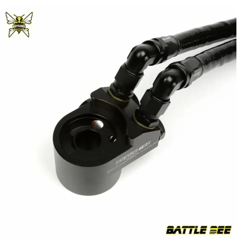 Универсальный маслоохладитель двигателя с повышением 45 градусов адаптер