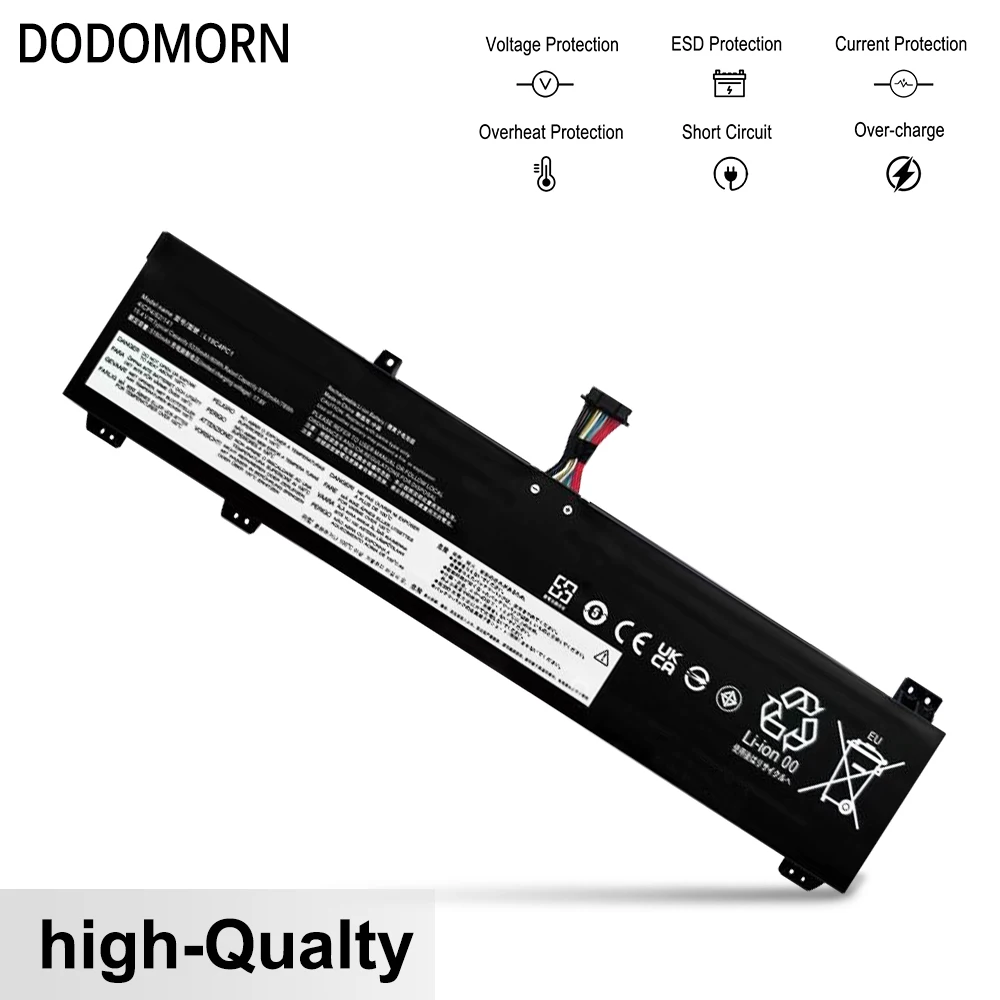 Фото DODOMORN L19C4PC1 L19C4PC0 Аккумулятор для ноутбука Lenovo Legion Y7000 R7000 Y7000P R7000P 2020 5-15IMH05 5P-15ARH05H 80Wh/60Wh №3