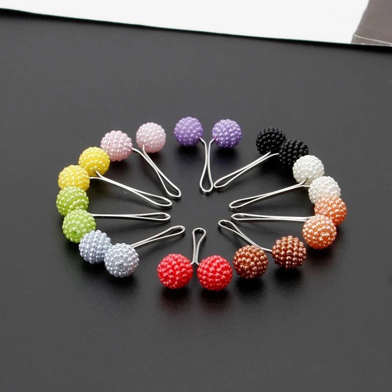 

1PC Fashion Scarf Pearl Pins Clips Hijab Scarf Clips Muslim Hijab Shawl Buckle Pins Ladies Islam scarf Jewelry accessories