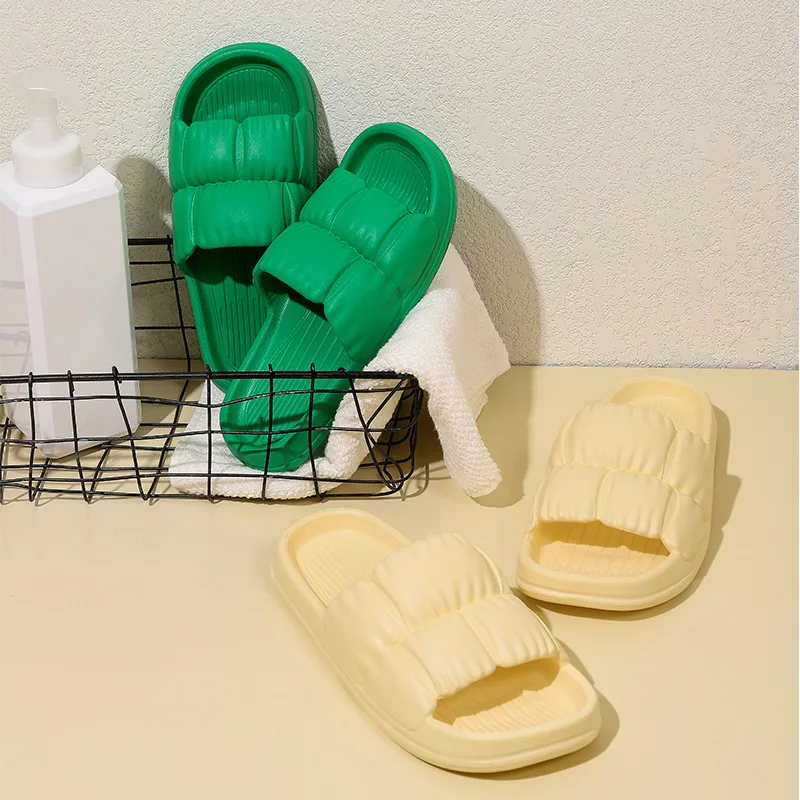 

Slippers women's new summer household soft bottom non-slip bathroom mute couples home wear student sandals wholesale エルメス サンダル