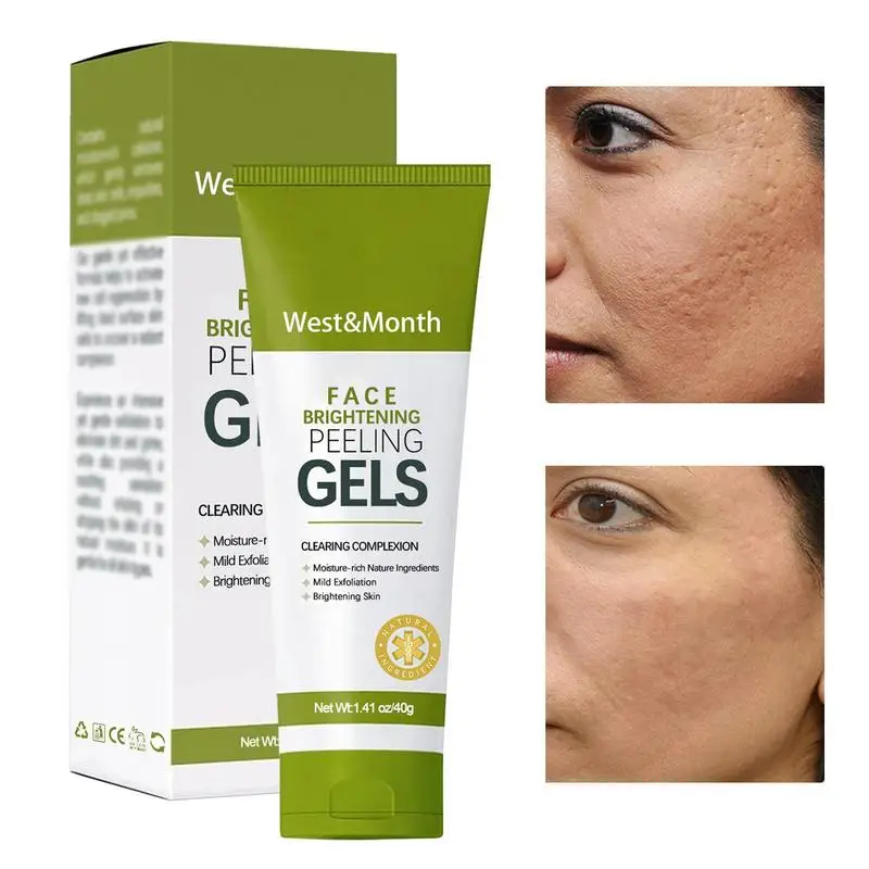 

Skin Bleaching Gel Facial Cleansing Gel 40g Skin Lightening Gel Facial Exfoliator Peeling Gel For Face Moisturizer