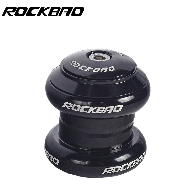 Фото Велосипедная гарнитура ROCKBAO-MTB, герметичная крышка с 2 подшипниками, детали для горного велосипеда из сплава, вынос вилки без резьбы, 34 мм, 28,6 мм №4