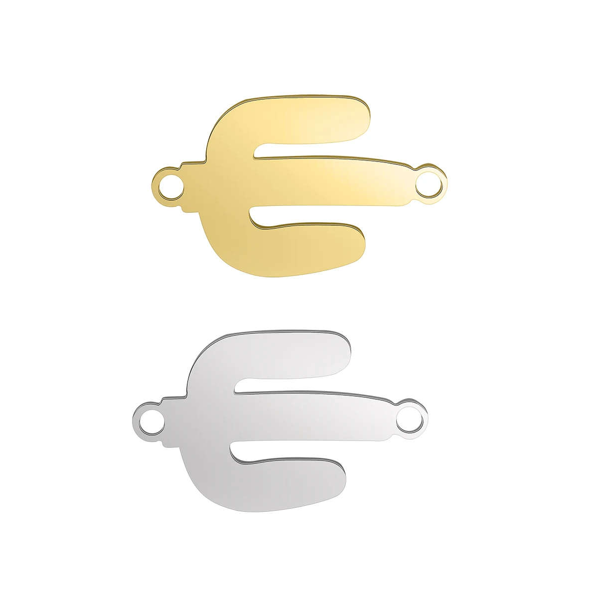 10Pcs Stainless Steel Animal Elephant Plant Cactus ＆ Pin Charms Connectors For DIY Jewelry Making Handmade Accessories Wholesale