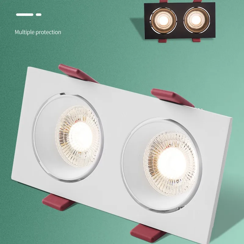 Современный простой светильник вниз встроенный темный декор бытовой