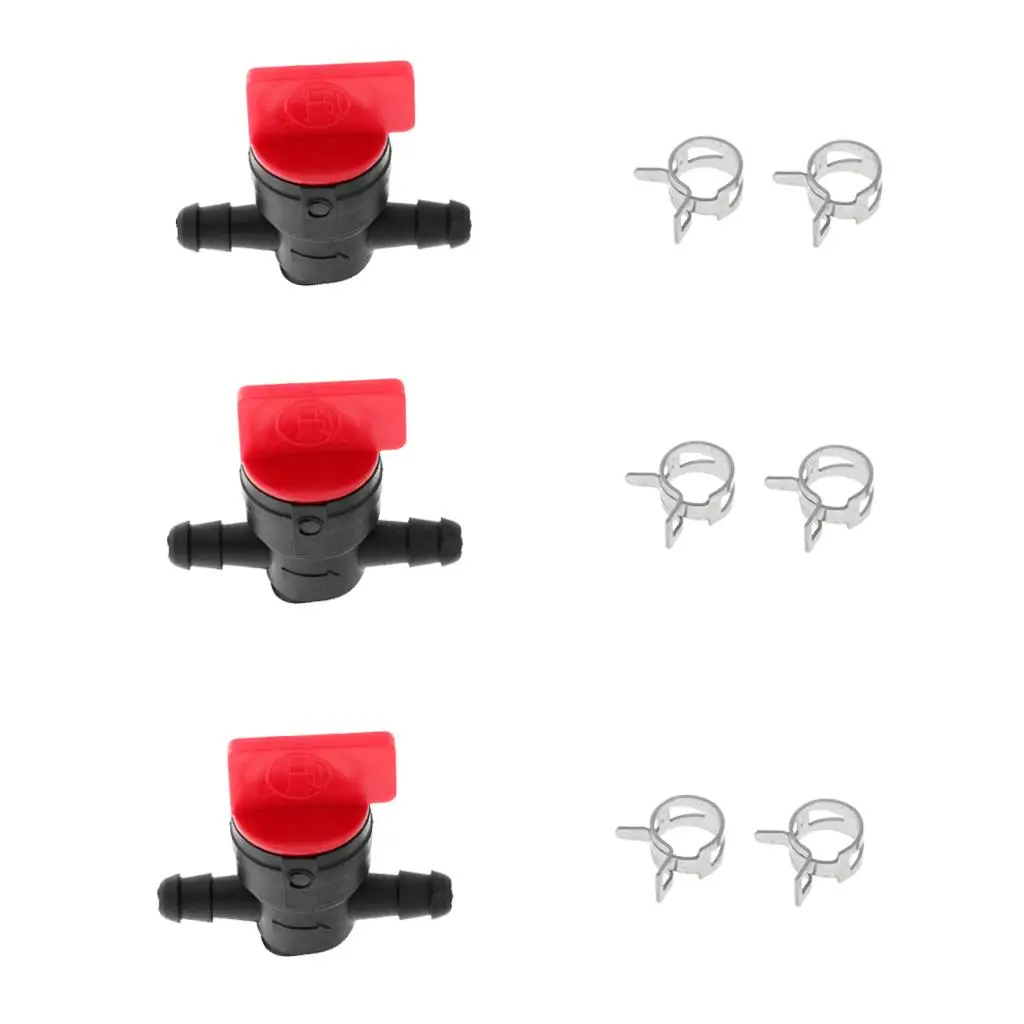 

Replacement carburetor engine shut-off valve fuel valve clamp shut-off valve