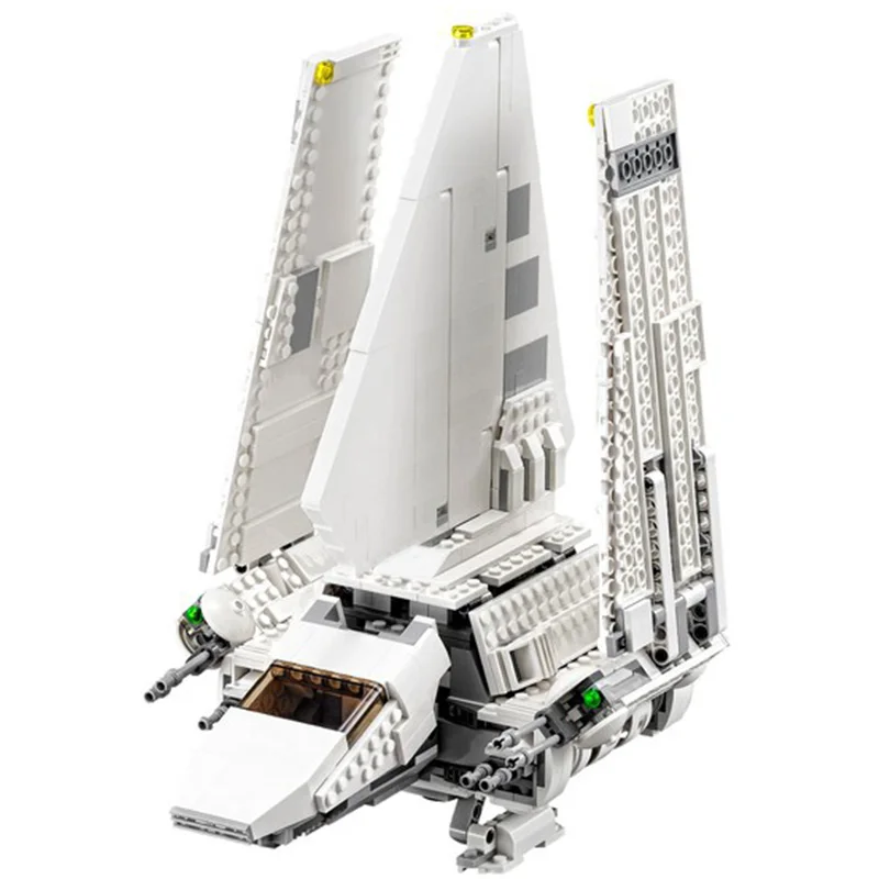 

MOC High-Tech Space Shuttle 75094-1 Imperial Shuttle Tydirium Building Blocks Set Airplane Model Bricks Toys For Children Gifts