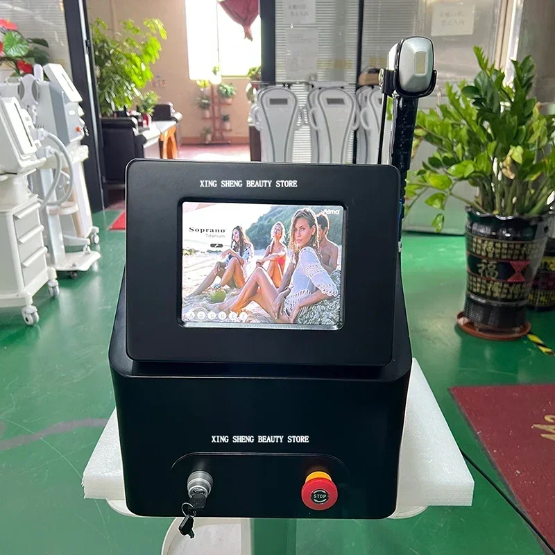 Диодная лазерная эпиляция профессиональная машина мощность lasar 3 длины волны