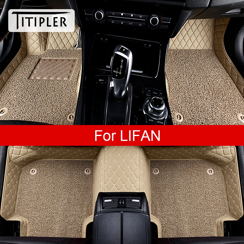 

Автомобильные коврики для Lifan 520 320 530 620 720 820 X60 X50 X80 330 Foot Coche, аксессуары, коврики