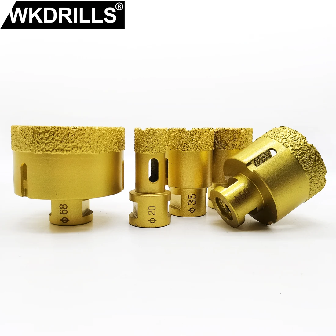 

20/35/40/50/68mm Dry Vacuum Brazed Diamond Drilling Core Bit M14 Thread Granite Marble Drill Bits Ceramic Tile Hole Saw
