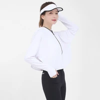 pgm summer new products golf clothing womens hooded sun protection clothing sunshade shirts quick drying and breathable