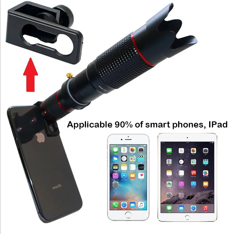 4k hd 36x 8 40x optical telescope phone camera lens telephoto lens for iphone xiaomi smartphone lenses lente para celular free global shipping