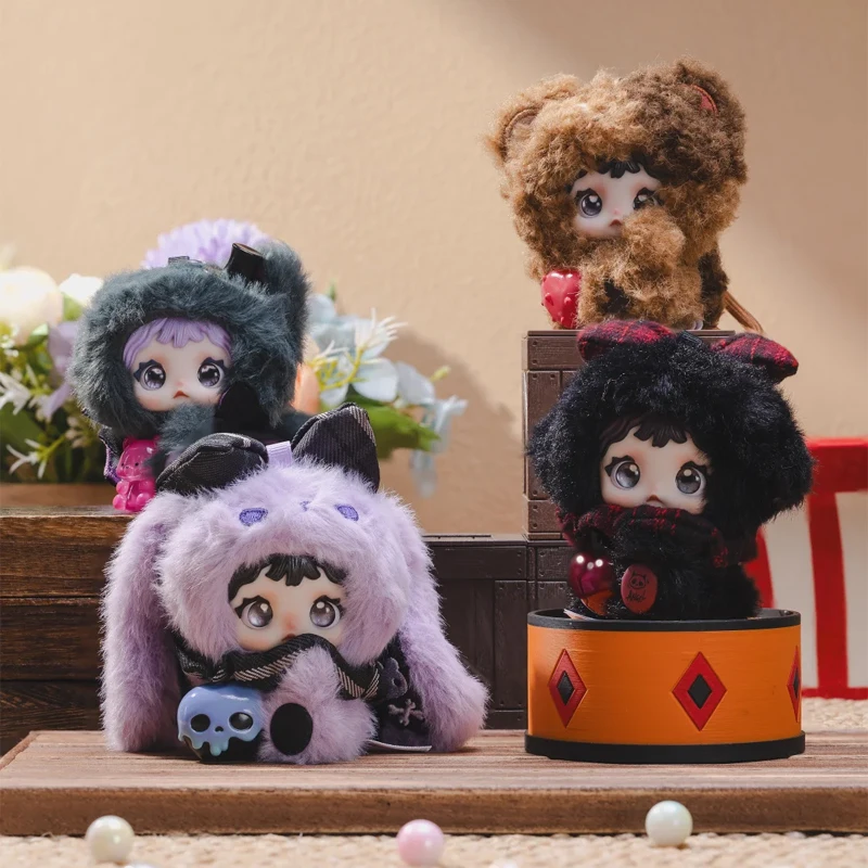 Фото Nommi & Heymi: Серия «Связанная судьба» — Коллекционная фигурка-сюрприз (Blind Box) с виниловым лицом, плюшевая, аниме-фигурка, брелок-подвеска, подарок №5
