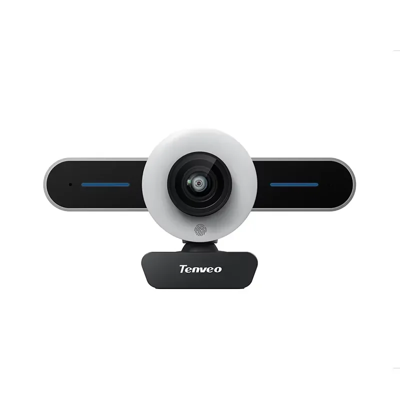 Фото USB-веб-камера Tenveo T1 HD 1080P с автофокусом, кольцевой подсветкой и микрофоном для прямых трансляций и конференций №2