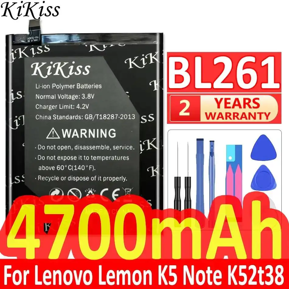 Фото Аккумулятор для Lenovo K3 Note Dual K50-T5 k53a48 L38012 X3 6.0 8 K5 K6 Vibe A7020, Lemon K4 X3 Plus Lite BL287 BL256 BL261 №2