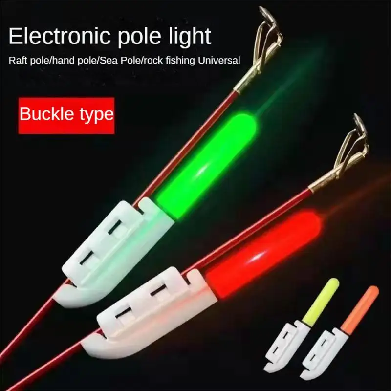 

Electronic Pole Light Two Colors Convenient Waterproof Adjustable Durable Led Fishing Lights For Fishing Rods Fishing Supplies
