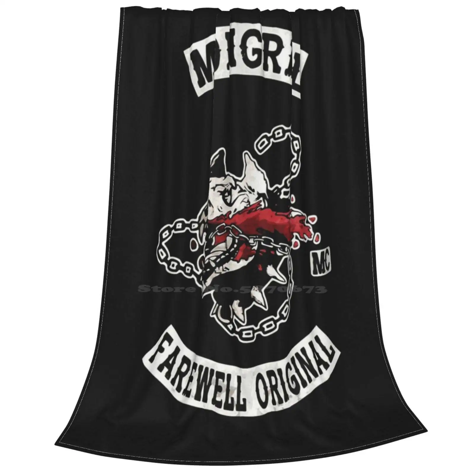 Оригинальные супертеплые мягкие одеяла Days менеджера Mongrel Farewell Mc накидка на