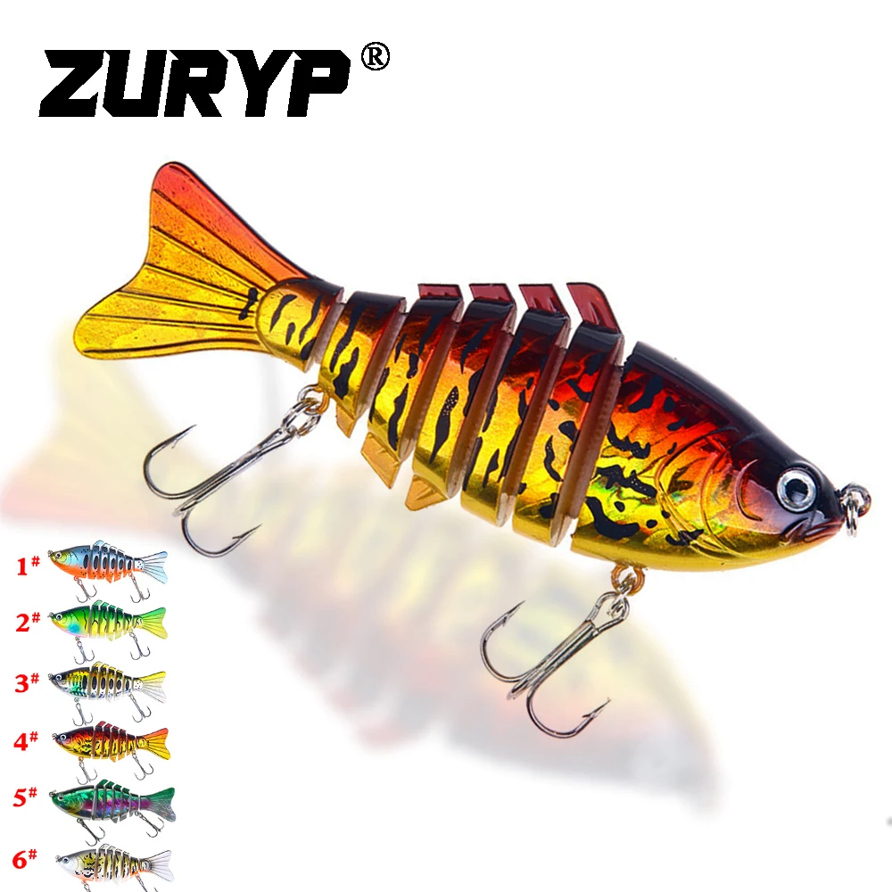 

Wobblers Fishing Lure 10cm 15.6g swim bait artificial Hard Bait for Fishing Tackle 7 Multi Jointed Swimbait Pike Bass