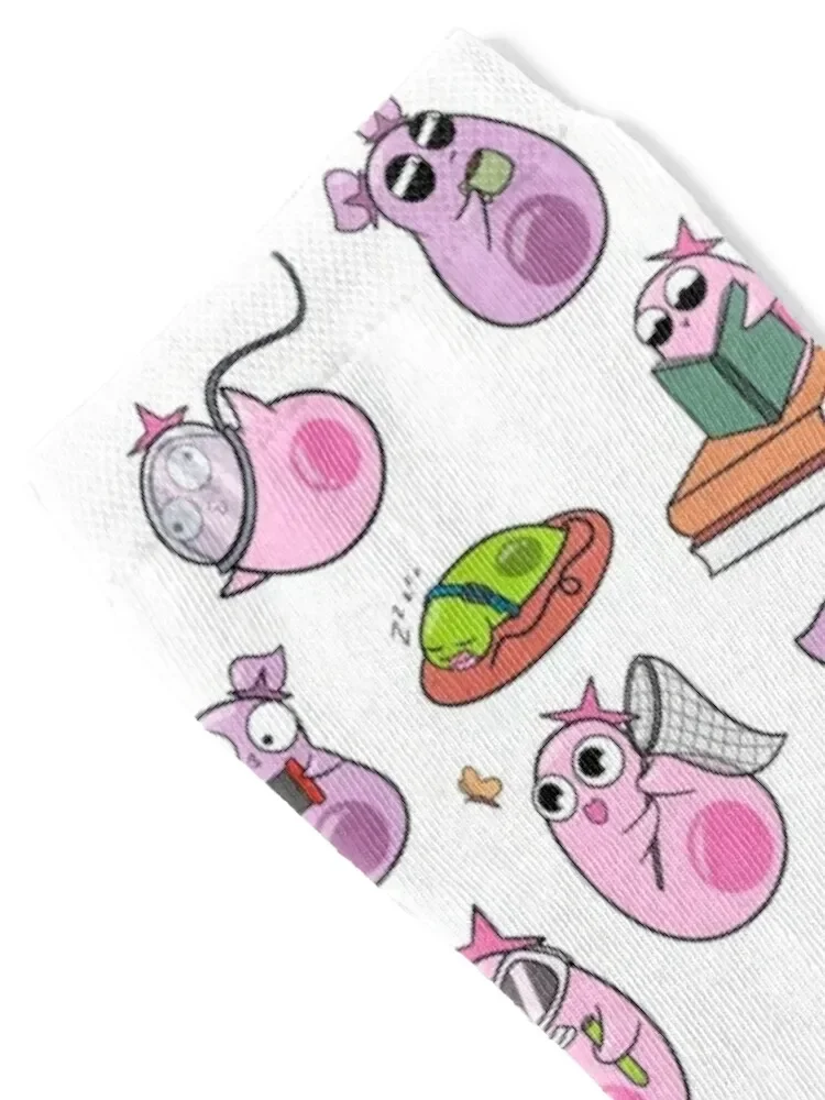 Носки Amoeba Sisters Collage подарочные туфли для гольфа оптовая продажа женские носки