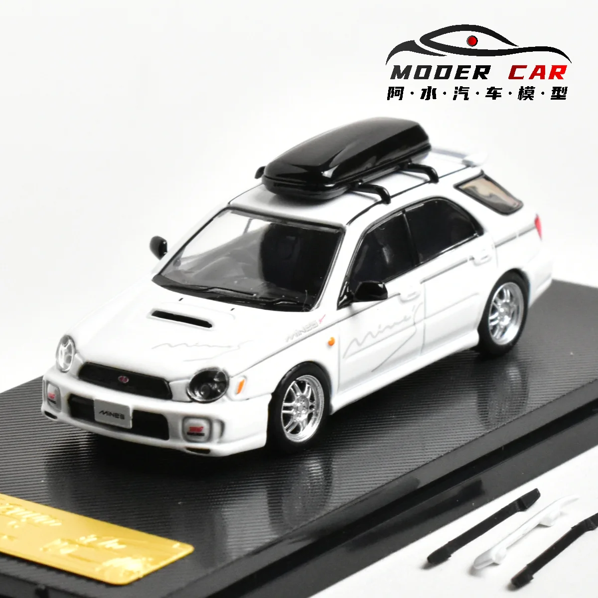 Металлическая модель автомобиля Furuya Impreza WRX STi 7 8 поколение 1:64