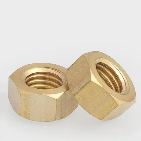 Шестигранные гайки из латуни и меди M1.4-M24