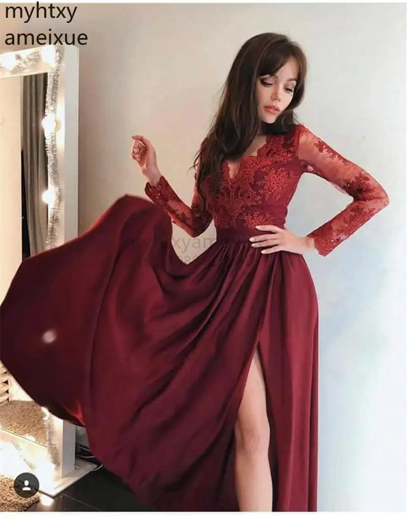 

Sexy 2022 Evening Dress V-neck Sweep Train A-line Sleeveless Floor-length Chiffon Empire Off The Shoulder Formal Dress
